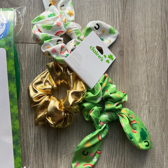 NWT ST PATRICKS DAY LEPRECHAUN ☘️ GREEN Wig & Accessories 🍀 - Picture 5 of 6